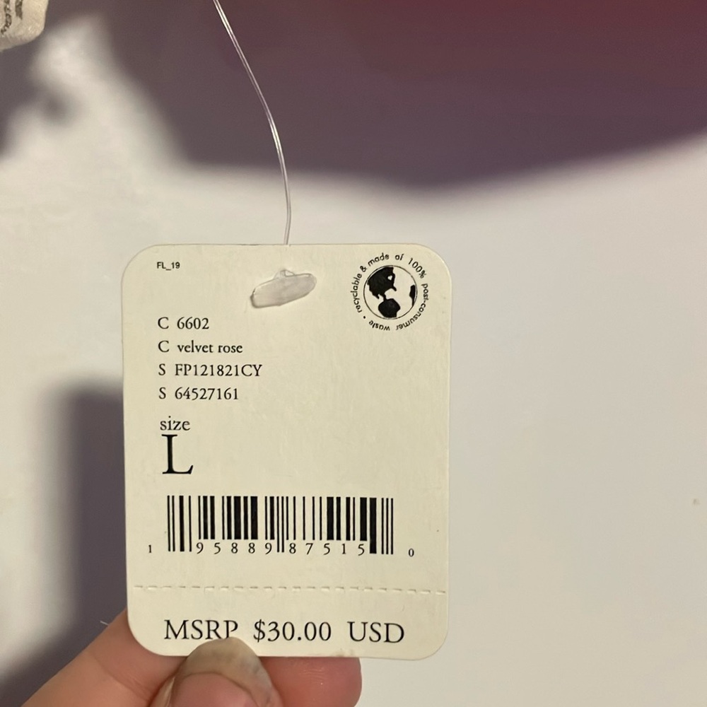 NWT Free People  Intimately Women's Bralette Size Large - Picture 2 of 7